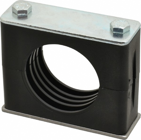 HYDAC 3.46" Wide x 2.83" High x 1.18" Deep, Polypropylene Standard Duty C-Rail Mount Vibration-Control Clamp - 2209574