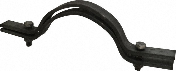 Empire Riser Clamp: 8" Pipe, 8-5/8" Tube, Carbon Steel, Black, Blue & Silver - 50B0800