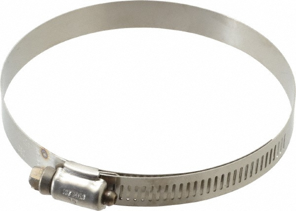 IDEAL TRIDON Worm Gear Clamp: SAE 60, 3-9/16 to 4-1/4" Dia, Stainless Steel Band - M613060706