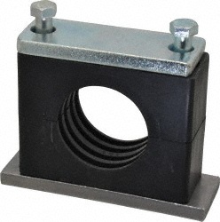 HYDAC Aluminum Heavy Duty Vibration Control Clamp for 3/8" Pipe - 2209668
