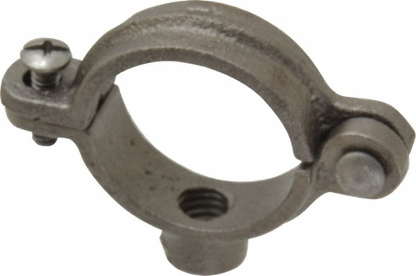 Anvil Adjustable Ring Hanger: 2" Pipe, 3/8" Rod, Malleable Iron - 0500009667