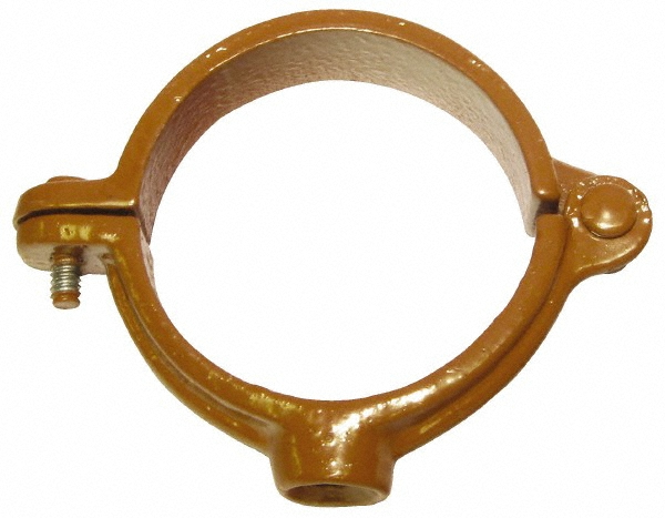 Anvil Adjustable Ring Hanger: 2" Pipe, 3/8" Rod, Malleable Iron - 0500009667
