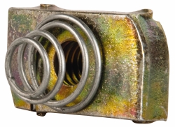 Cooper B-Line Strut Channel Spring Strut Nut: Use with B52, B54 & B56 Channel/Strut & Cooper B-Line - B42, 3/8-16 Bolt - 78101196982