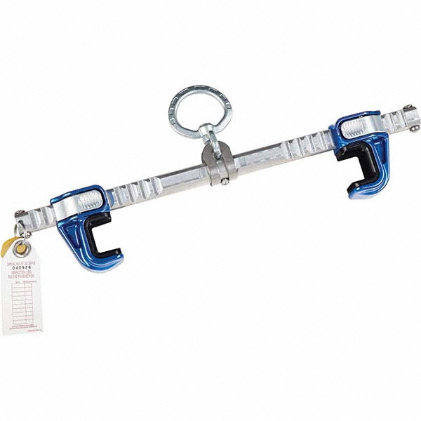 ZSI Tube Strap with Cushion: 1-5/8" Tube, Steel, Zinc Finish, 2 Mount Holes - 026M030