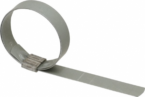 Value Collection Band Clamp: CV Joint, 10" Max Dia, 1/4" Wide, Stainless Steel - BD24164