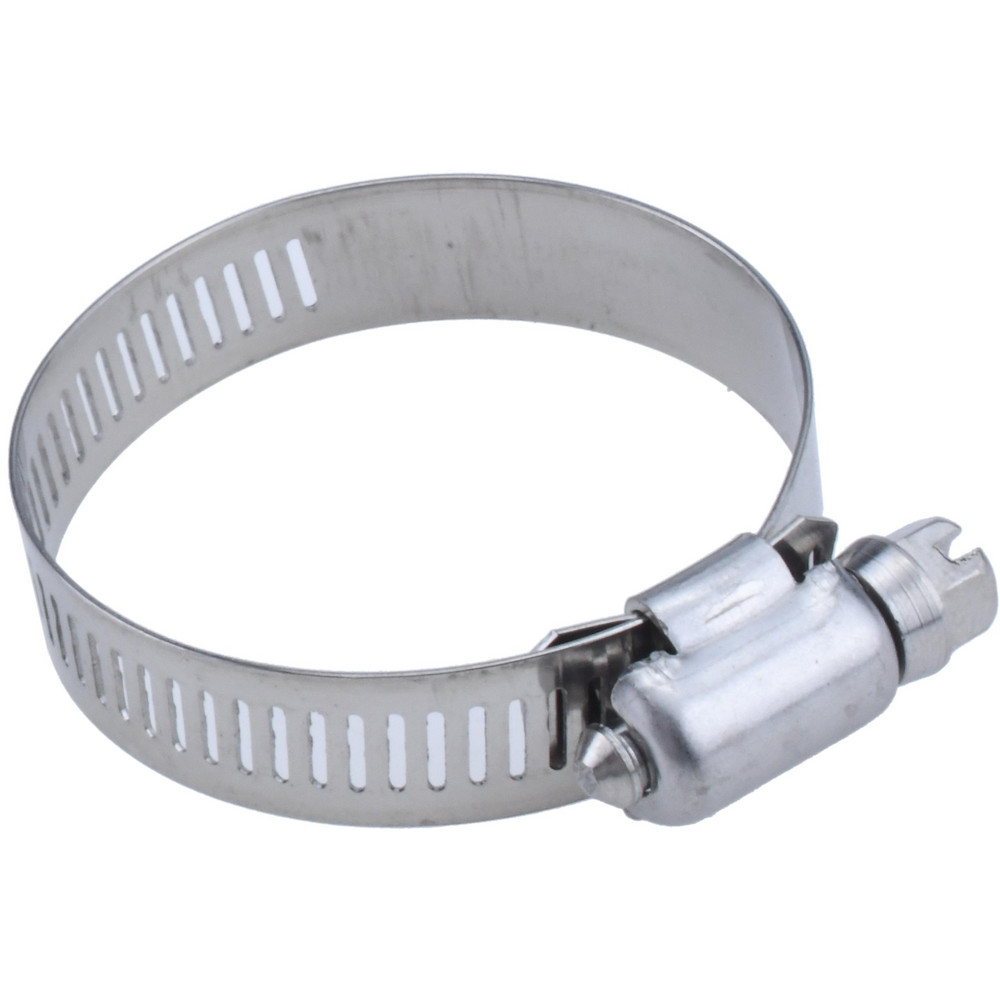 IDEAL TRIDON Worm Gear Clamp: SAE 24, 1-1/16 to 2" Dia, Stainless Steel Band - 620024706