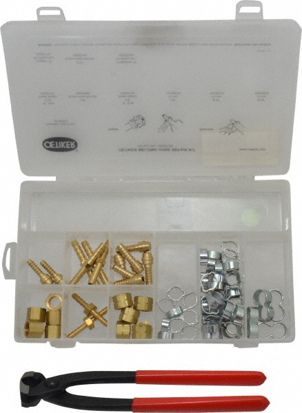 Oetiker 81 Piece, 1/2 to 9/16" Dia, Welding Hose Clamp Repair Kit - 18500106