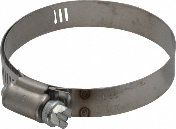 Value Collection Worm Gear Clamp: SAE 36, 1-13/16 to 2-3/4" Dia, Stainless Steel Band - BDNA-24119-THA