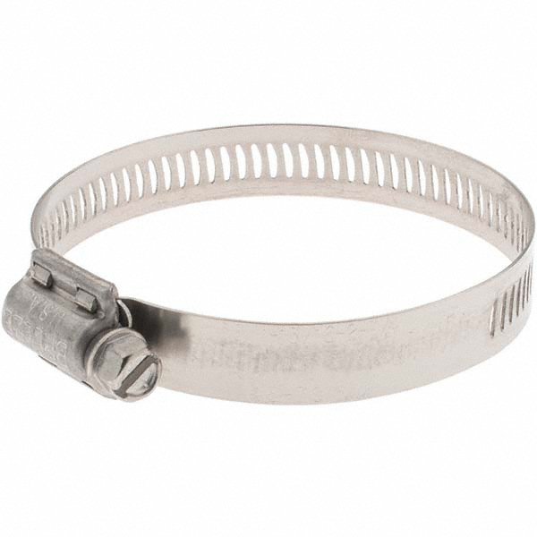 Value Collection Worm Gear Clamp: SAE 36, 1-13/16 to 2-3/4" Dia, Stainless Steel Band - BDNA-24119-THA