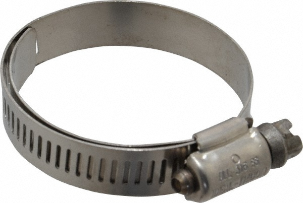 IDEAL TRIDON Worm Gear Clamp: SAE 56, 3-1/16 to 3-13/16" Dia, Stainless Steel Band - 372150056051