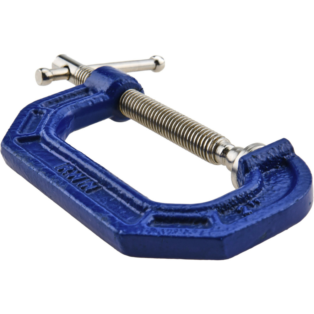 Empire C-Clamp with Locknut: 3/4" Flange Thickness, 1/2" Rod - 21LSS0050