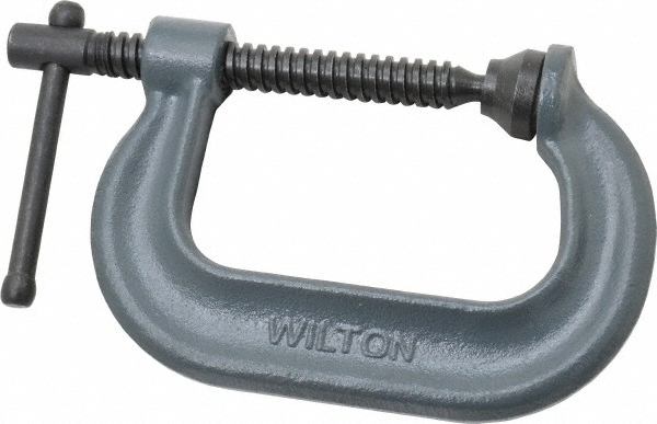 Empire C-Clamp with Locknut: 3/4" Flange Thickness, 1/2" Rod - 21LSS0050