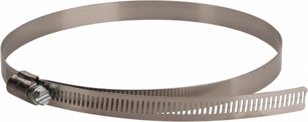 Value Collection Worm Gear Clamp: SAE 116, 5-3/4 to 7-3/4" Dia, Stainless Steel Band - MS01D146197