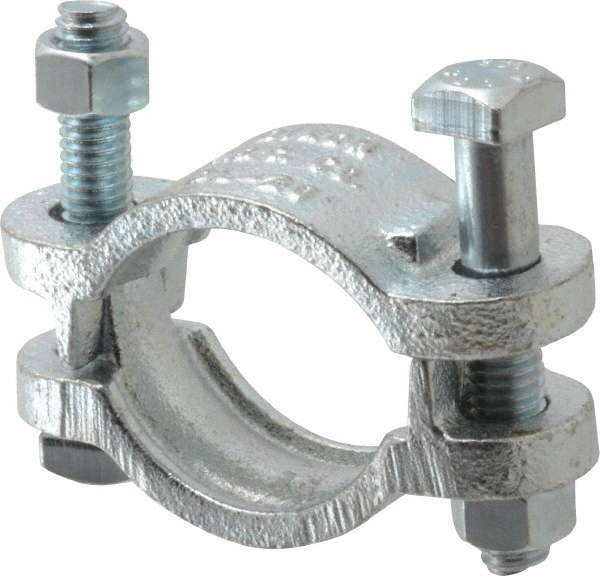Dixon Valve & Coupling Double Bolt Clamp: Plated Iron - 988