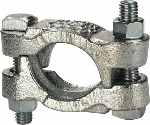 Dixon Valve & Coupling Double Bolt Clamp: Plated Iron - 988