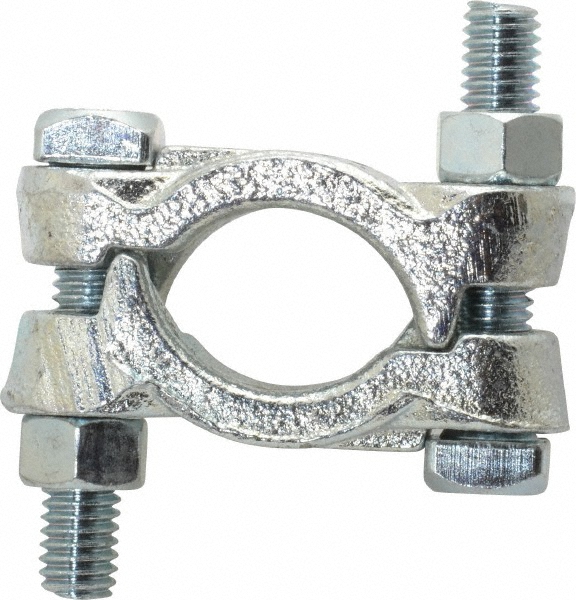 Dixon Valve & Coupling Double Bolt Clamp: Plated Iron - 988