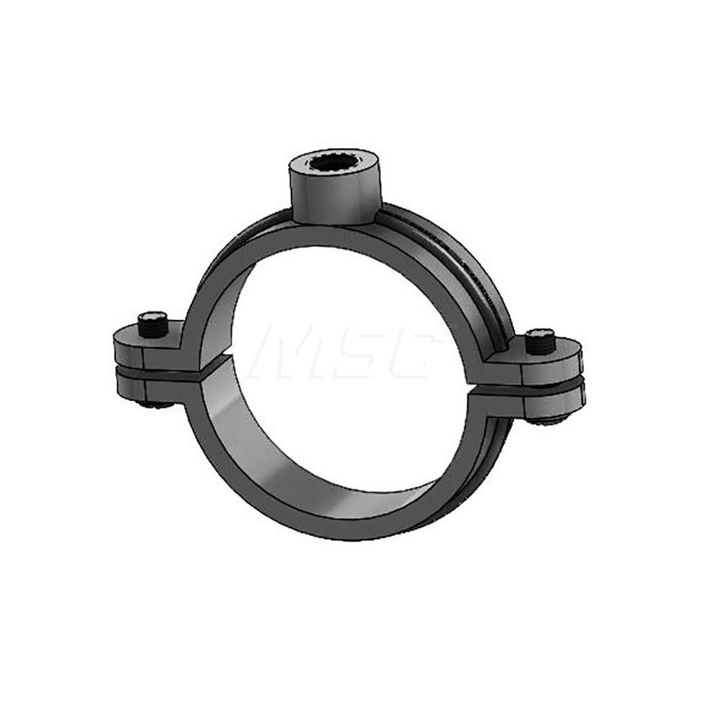 Empire Split Ring Hanger: 1-1/4" Pipe, 3/8" Rod, 304 Stainless Steel - 41SSI0125