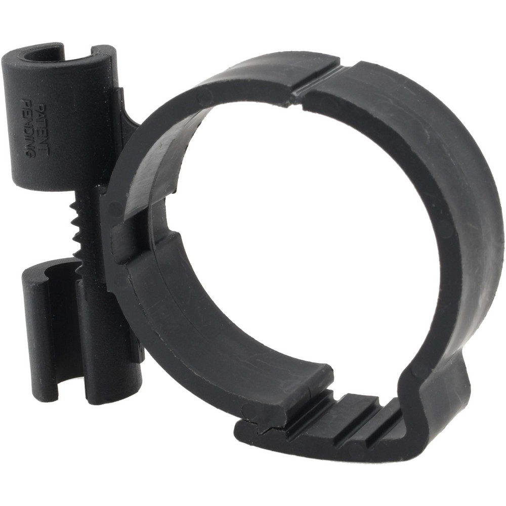 ZSI Cushion Clamp: 1/2" Pipe, 7/8" Tube, Polyamide, Black - QC14
