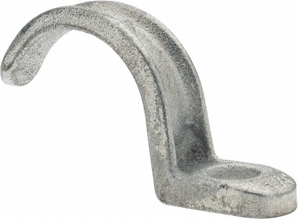 Cooper Crouse-Hinds Conduit Clamp: 1-1/2" Pipe, Malleable Iron, Electrogalvanized Finish, 1 Mount Hole - PARC150HD