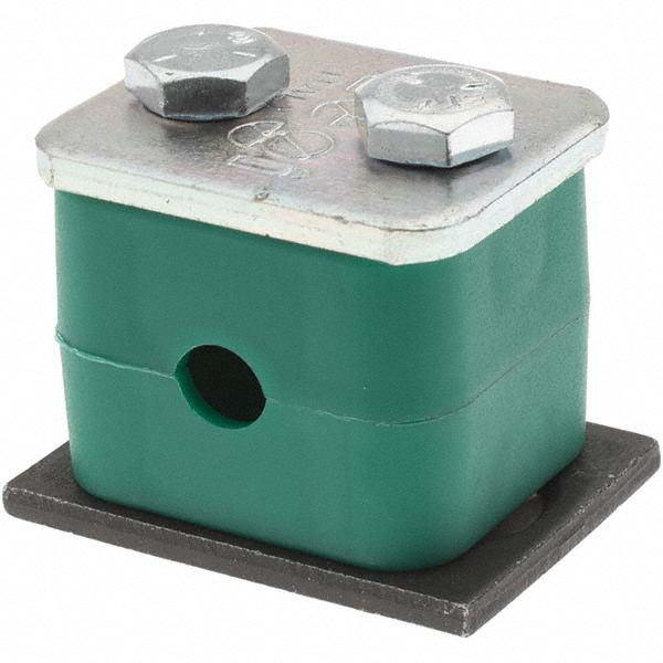 Value Collection 1.69" Wide x 1.61" High x 1.18" Deep, Polypropylene Single Vibration-Control Clamp - A3-25.4-A