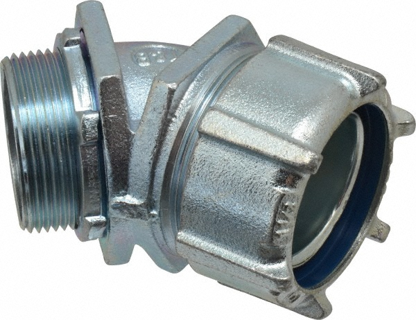 Thomas & Betts Pipe or Conduit Strap: 1-1/2" Pipe, 1-1/2" Tube, Steel, Hot-Dipped Galvanized Finish, 1 Mount Hole, Screw-On - 1280