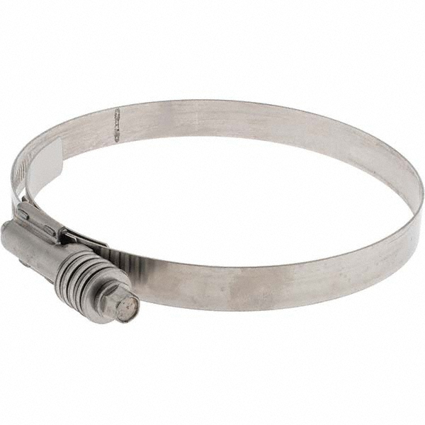 Made in USA Worm Gear Clamp: SAE 562, 4-3/4 to 5-5/8" Dia - CT 550 L SS BW
