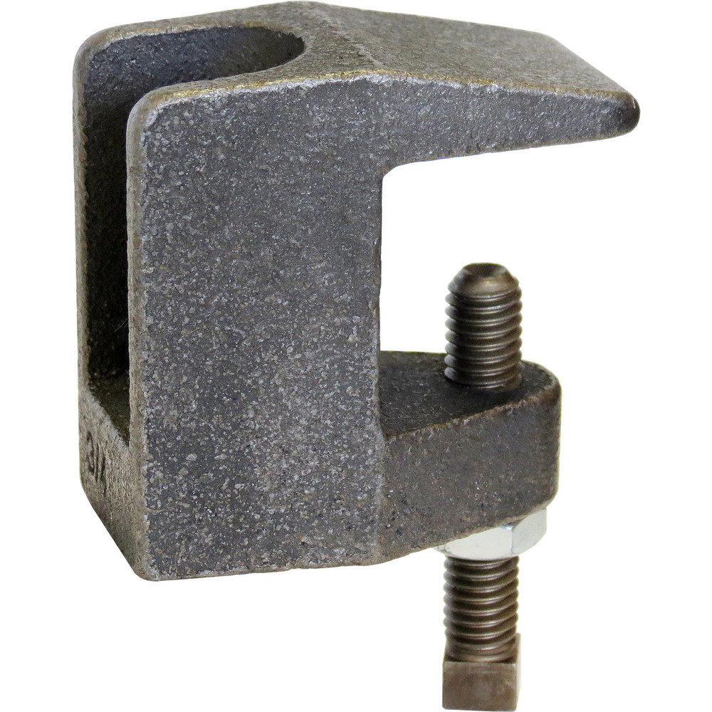 Anvil Beam Clamps & C-Clamps: Wide Throat Top Beam C-Clamp, Ductile Iron, Plain - 0500009246