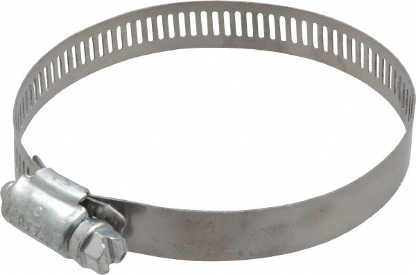 Value Collection Worm Gear Clamp: SAE 44, 2-1/4 to 3-1/4" Dia, Stainless Steel & Carbon Steel Band - MS01B5782-THA
