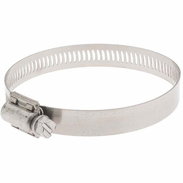 Value Collection Worm Gear Clamp: SAE 44, 2-1/4 to 3-1/4" Dia, Stainless Steel & Carbon Steel Band - MS01B5782-THA
