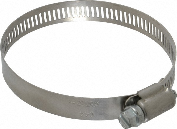 Value Collection Worm Gear Clamp: SAE 44, 2-1/4 to 3-1/4" Dia, Stainless Steel & Carbon Steel Band - MS01B5782-THA