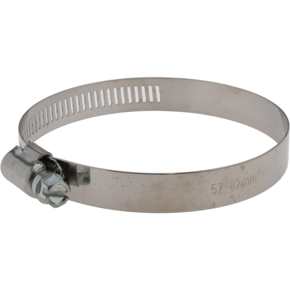 Value Collection Worm Gear Clamp: SAE 44, 2-1/4 to 3-1/4" Dia, Stainless Steel & Carbon Steel Band - MS01B5782-THA