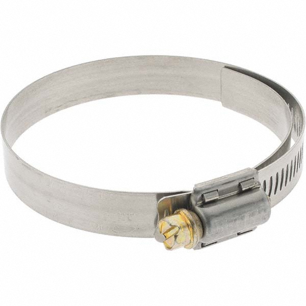 Value Collection Worm Gear Clamp: SAE 44, 2-1/4 to 3-1/4" Dia, Stainless Steel & Carbon Steel Band - MS01B5782-THA