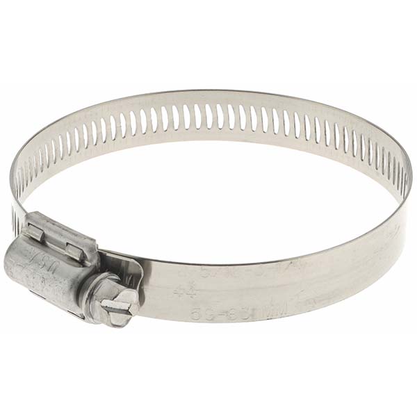Value Collection Worm Gear Clamp: SAE 44, 2-1/4 to 3-1/4" Dia, Stainless Steel & Carbon Steel Band - MS01B5782-THA