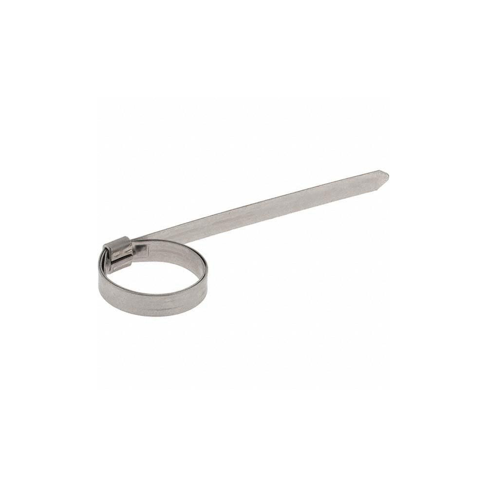 Value Collection Band Clamp: Preformed, 1/4" Wide, 0.02" Thick, Stainless Steel - BD24044