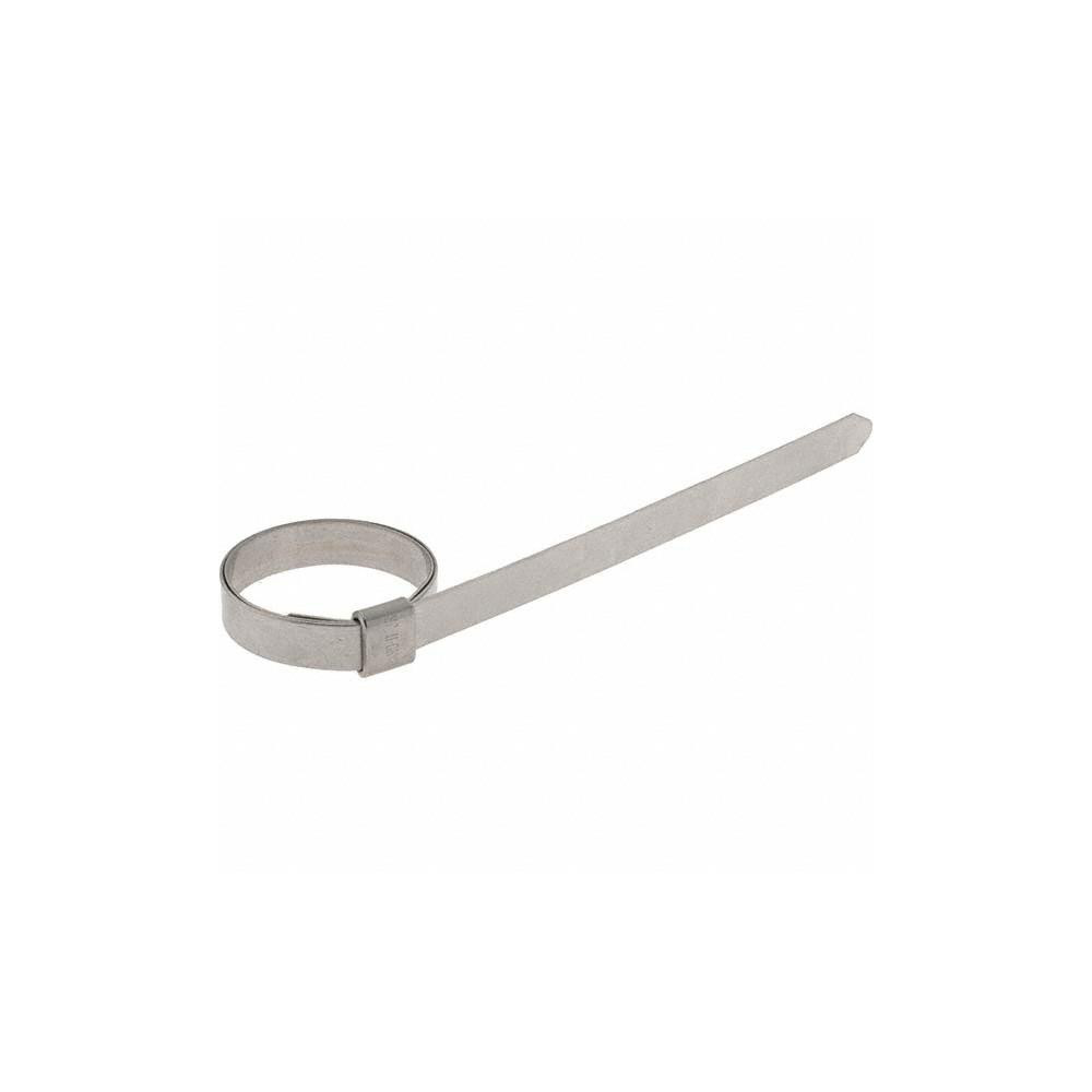 Value Collection Band Clamp: Preformed, 1/4" Wide, 0.02" Thick, Stainless Steel - BD24044