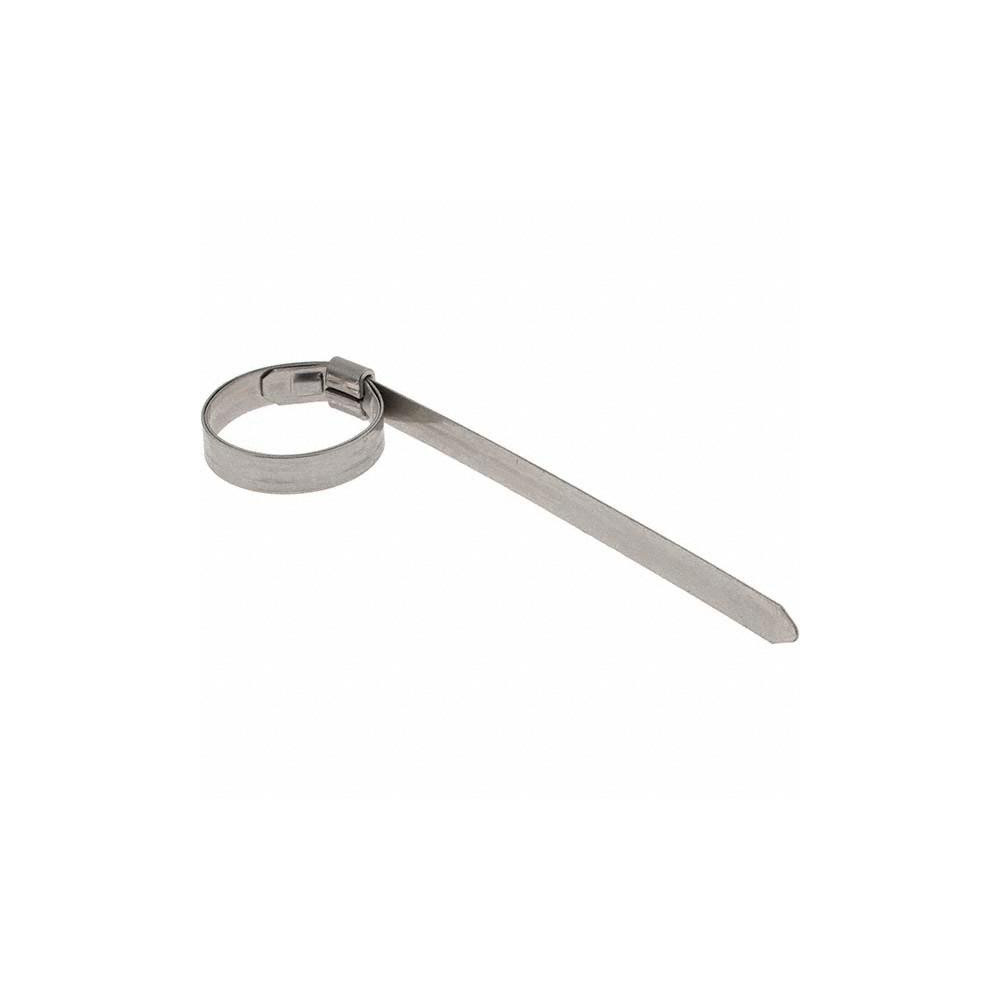 Value Collection Band Clamp: Preformed, 1/4" Wide, 0.02" Thick, Stainless Steel - BD24044