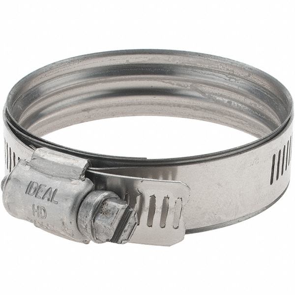 IDEAL TRIDON Worm Gear Clamp: SAE 275, 2 to 2-1/2" Dia, Stainless Steel Band - 382150275051