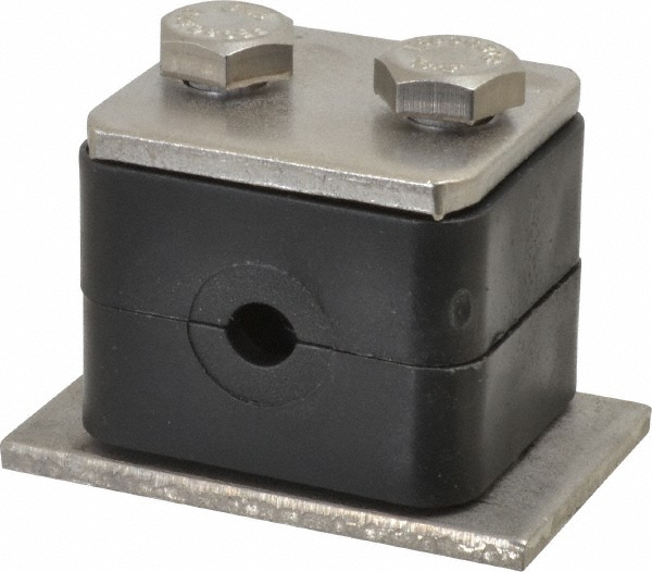 HYDAC Polypropylene Standard Duty Stainless Vibration Control Clamp for 1-1/4" Tube - 2209482