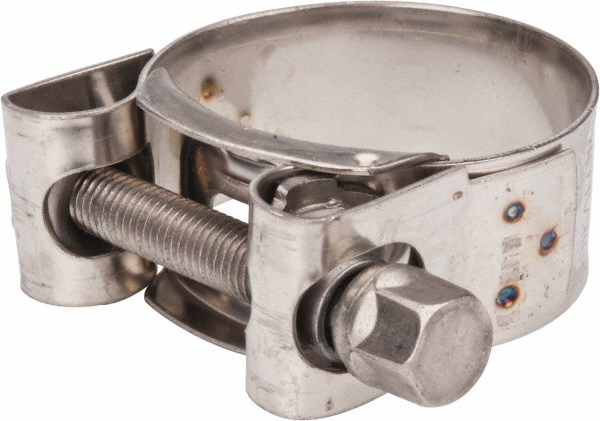 IDEAL TRIDON T-Bolt Spring Loaded Clamp: 3.5 to 3.813" Hose, 3/4" Wide, Stainless Steel - 300300350051