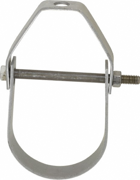 Empire Emlok Swivel Ring Hanger: 3" Pipe, 1/2" Rod, Carbon Steel, Pre-Galvanized Finish - 310G0300