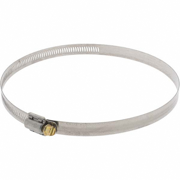 IDEAL TRIDON Worm Gear Clamp: SAE 104, 1 to 7" Dia, Galvanized Steel Band - 5924052