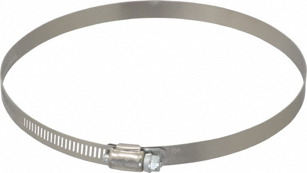 IDEAL TRIDON Worm Gear Clamp: SAE 104, 1 to 7" Dia, Galvanized Steel Band - 5924052
