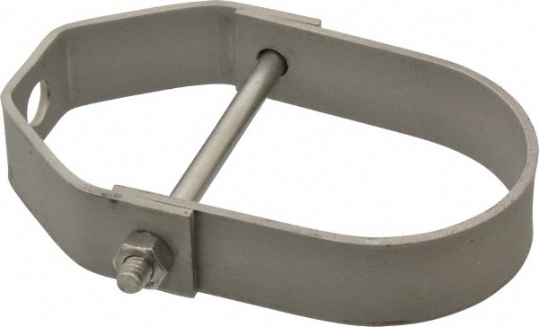 Empire Adjustable Clevis Hanger: 8" Pipe, 3/4" Rod, 304 Stainless Steel - 11SS0800