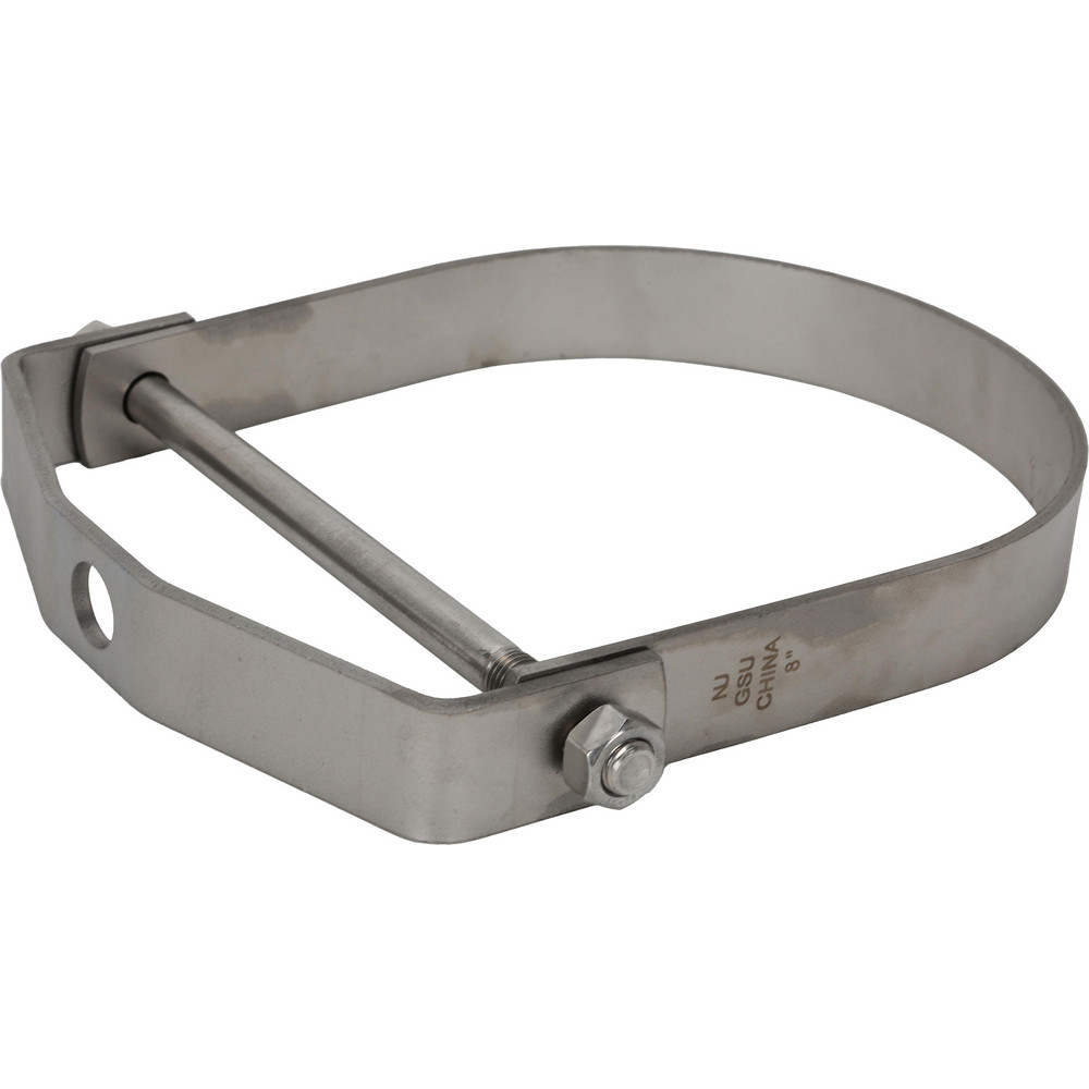 Empire Adjustable Clevis Hanger: 8" Pipe, 3/4" Rod, 304 Stainless Steel - 11SS0800