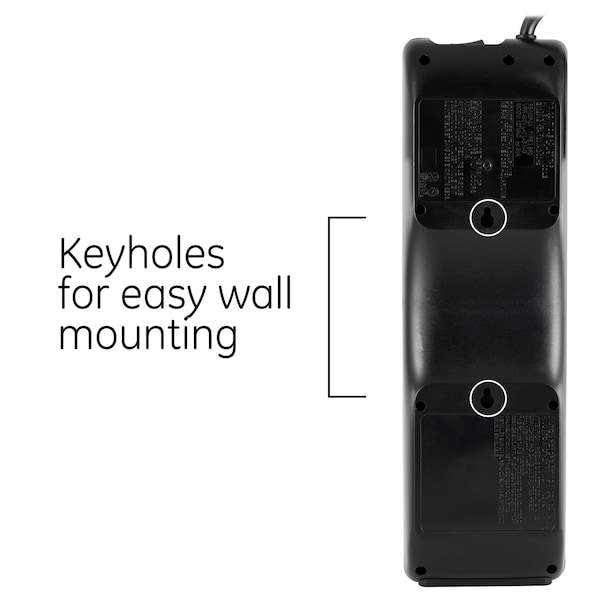 Ge Surge, 10 Outlet 6Ft Cord 2USB Port 2.1A - 14096