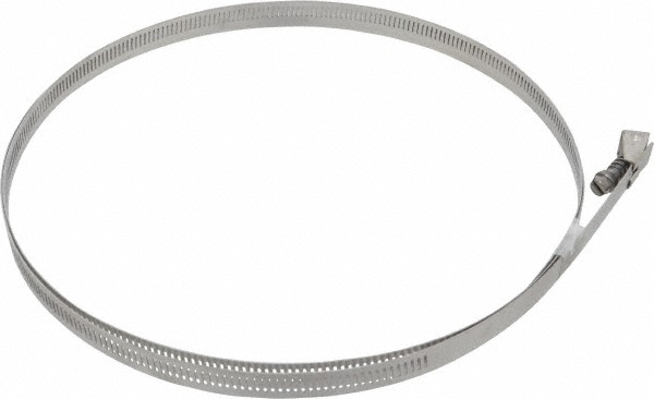 IDEAL TRIDON Worm Gear Clamp: 5-1/4 to 6-1/8" Dia, Stainless Steel Band - 4160051