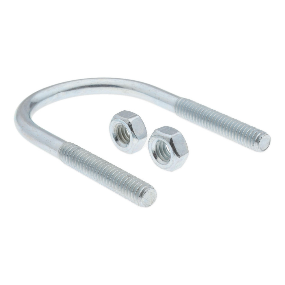 ZSI U-Bolt Clamp with Cushion: 1-1/2" Pipe, 316 Stainless Steel - UB1-1/2PA6