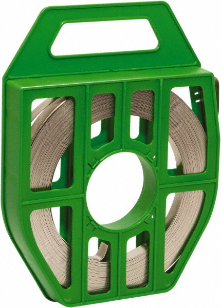 IDEAL TRIDON Band Clamp: Banding Strap Roll, 5/8" Wide, 0.03" Thick, 201  Stainless Steel - ST205G
