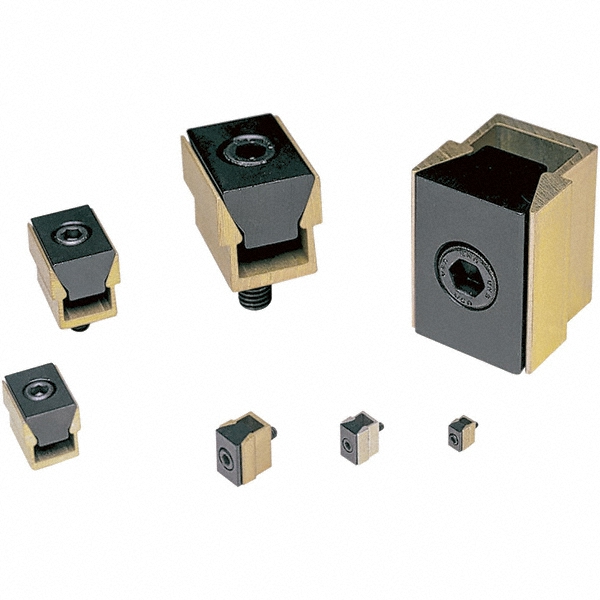 HYDAC 5.51" Wide x 4.33" High x 1.77" Deep, Polypropylene Heavy Duty C-Rail Mount Vibration-Control Clamp - 2209988