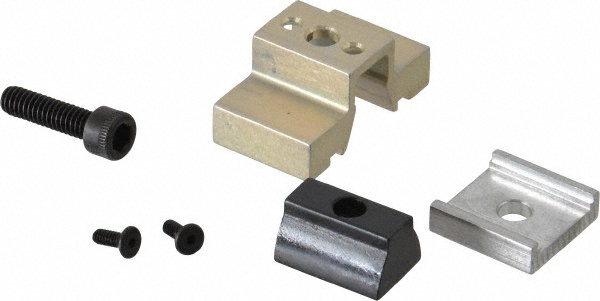 HYDAC 5.51" Wide x 4.33" High x 1.77" Deep, Polypropylene Heavy Duty C-Rail Mount Vibration-Control Clamp - 2209988
